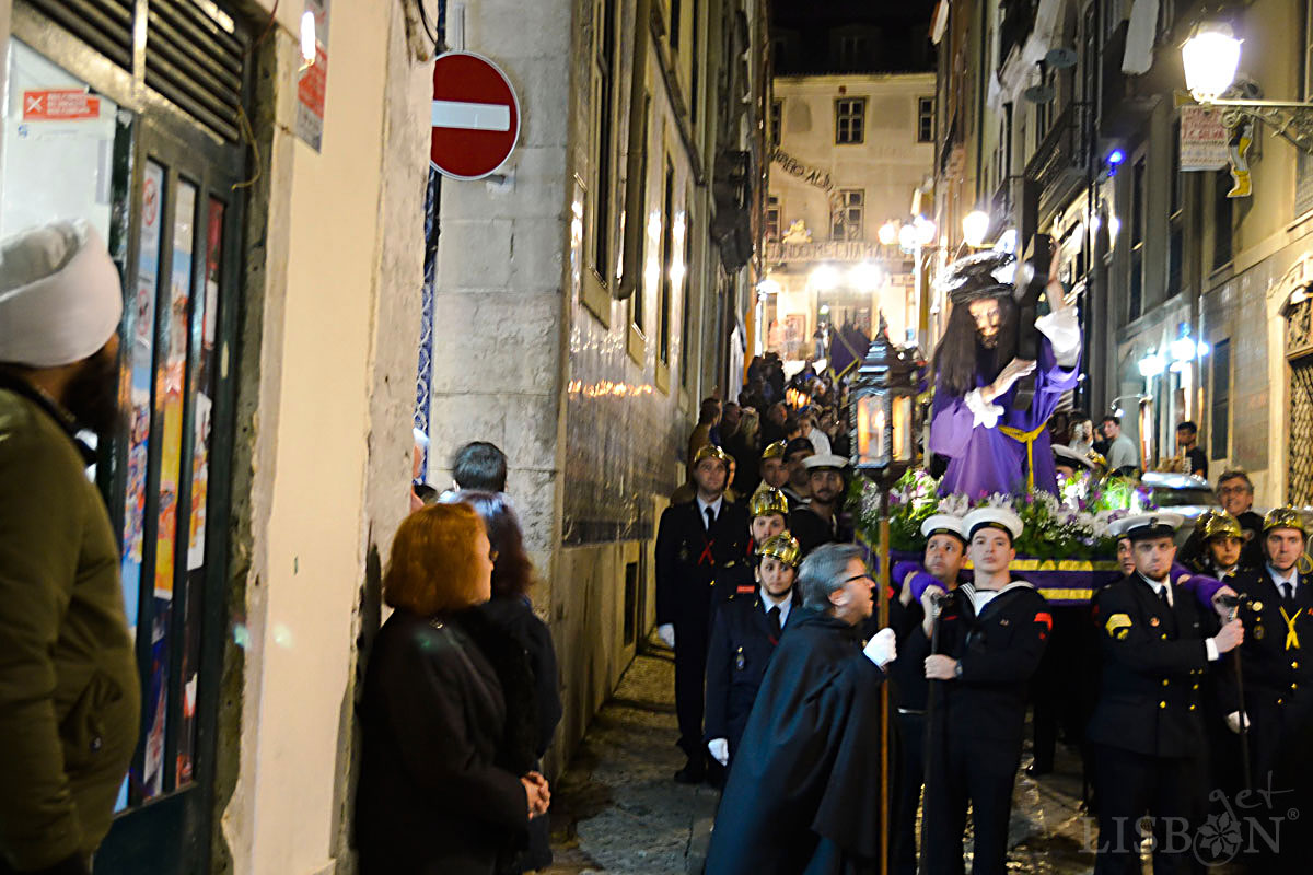 Christ Carrying the Cross Goes Through the Bairro Alto