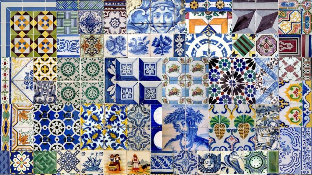 Azulejaria Portuguesa: Azulejos de várias épocas, composição getLISBON