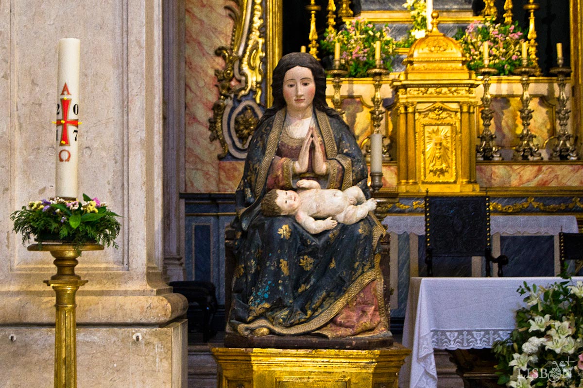 The Our Lady of Belém in the Church of Conceição Velha  