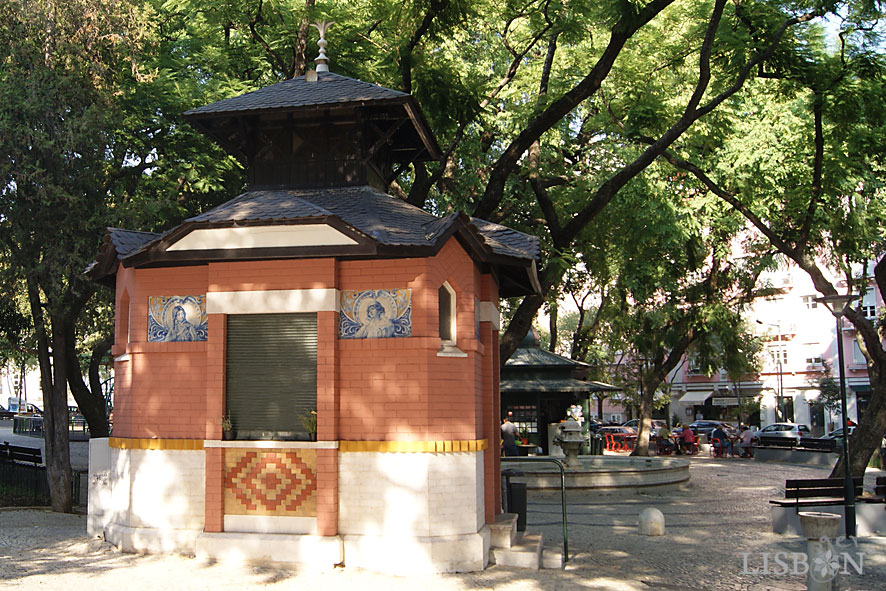 Quiosque WC no Jardim Constantino em Arroios