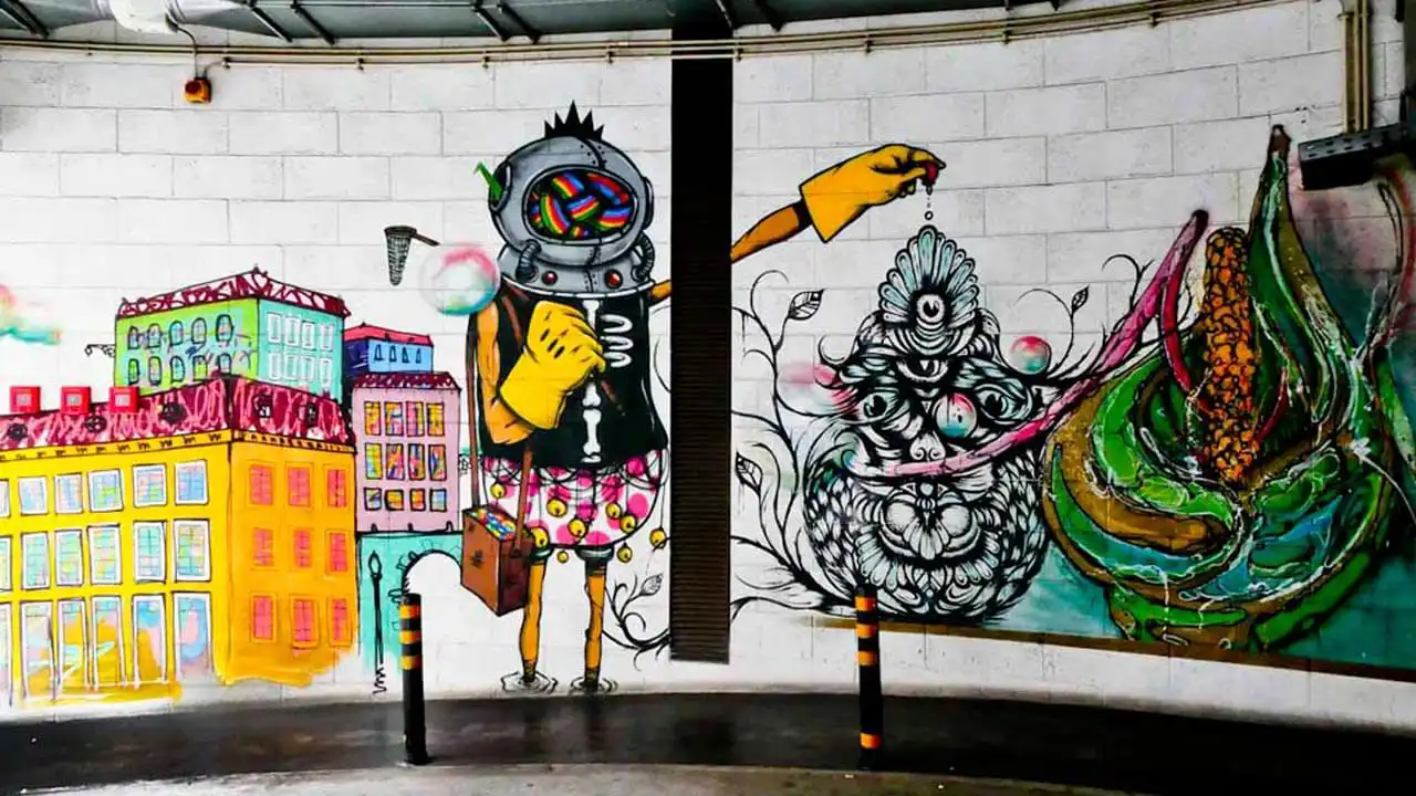 The Urban Art of Chão do Loureiro Car Park • getLISBON