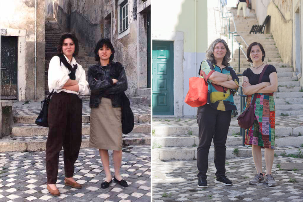 We’re two old friends, Gracinda Gomes and Teresa Mouro, who met in Lisbon in the 80s, during our Graphic Design education. After over 30 years we returned to the same place to celebrate our friendship and our project, getLISBON (started in 2018).