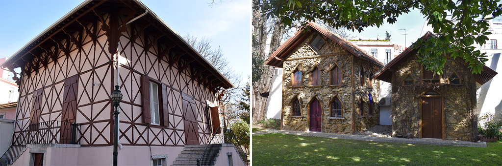 Pavilhão de escultura e antiga Casa da Manteiga e Pombal