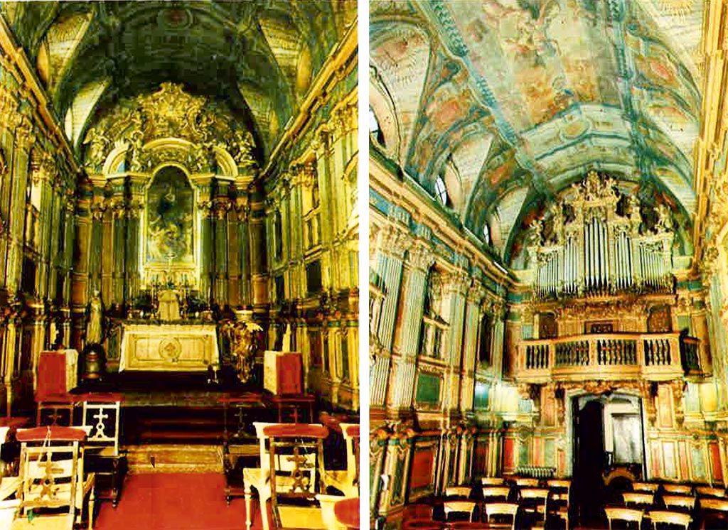 Palmela Palace Chapel, the high altar and the organ