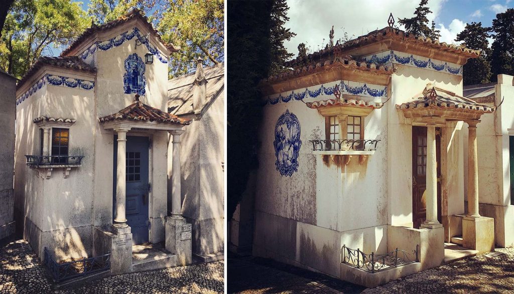 Portuguese House mausoleums