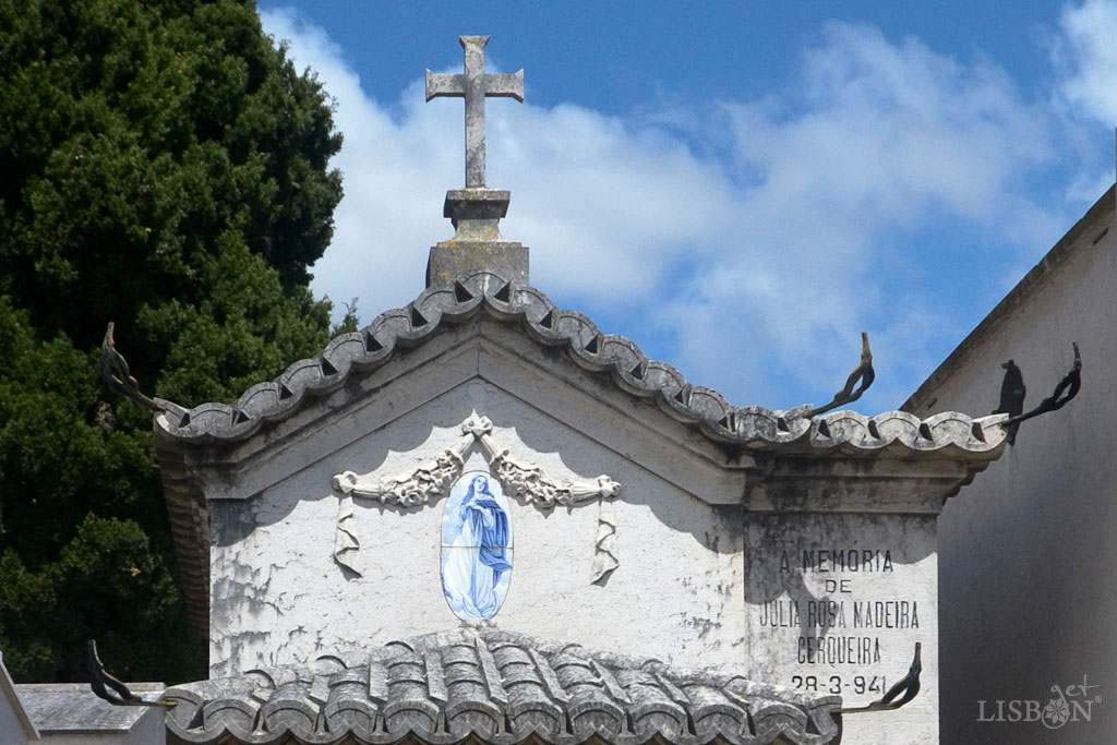 Detail of a mausoleum