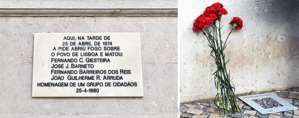 Placa de Homenagem às 4 Vítimas da PIDE, Rua António Maria Cardoso