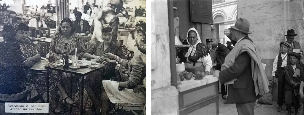 Lisboa refresca-se, Avenida da Liberdade e Praça do Comércio