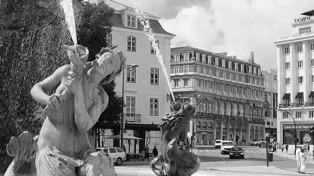 Percurso Privado Lisboa dos Espiões - Hotel Avenida Palace visto de Rossio