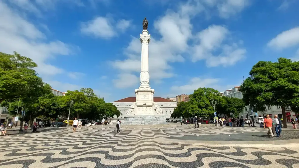 Private Walking Tour Around Rossio - Portuguese pavement “Mar Largo” in D. Pedro V Square