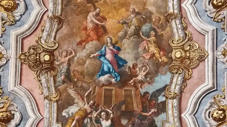 Tour privado à Igreja dos Italianos em Lisboa - Pintura decorativa do tecto da Igreja da Nossa Senhora do Loreto
