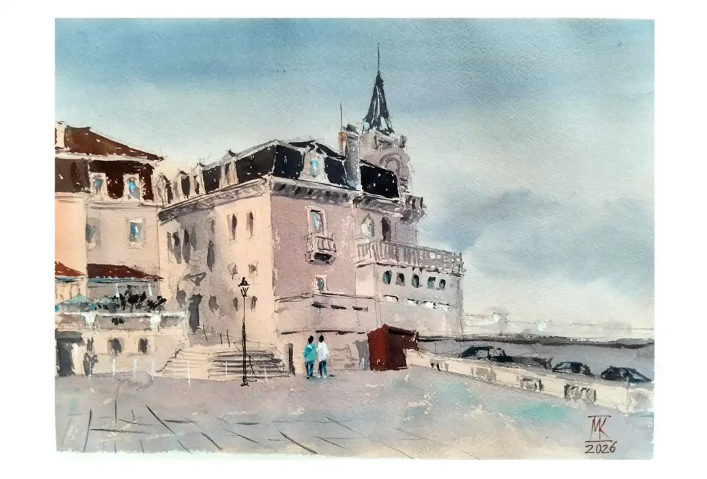 Watercolour by Marina Diachkova