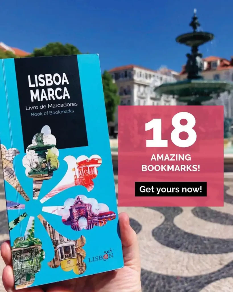 LISBOA MARCA, book of 18 amazing bookmarks, published by getLISBON