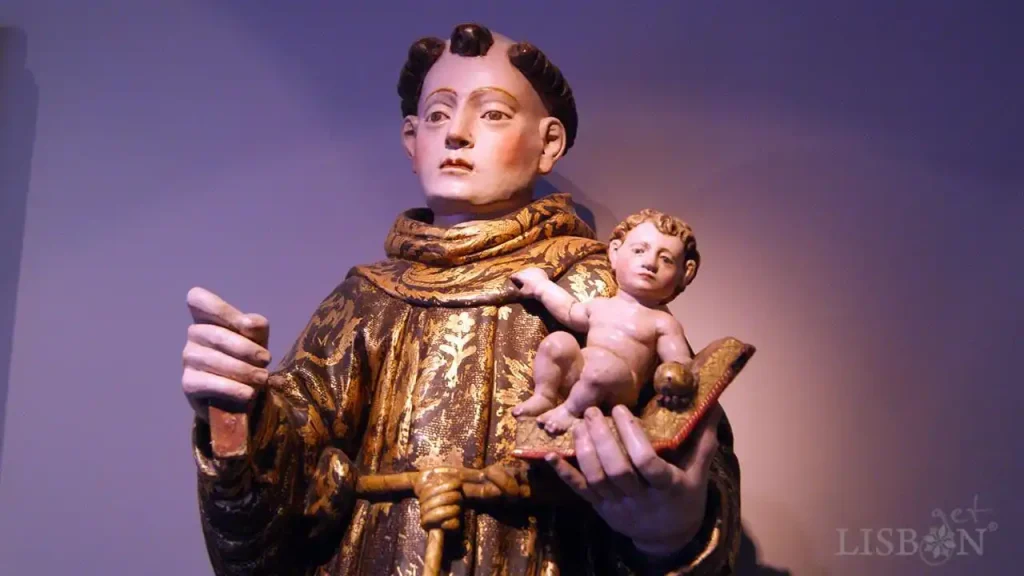 Imagem de Santo António que se conserva no Museu de São Roque