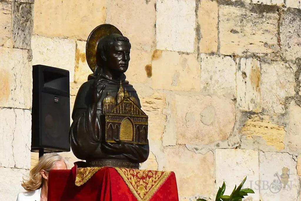 Relicário de Santo António que se conserva na Sé de Lisboa